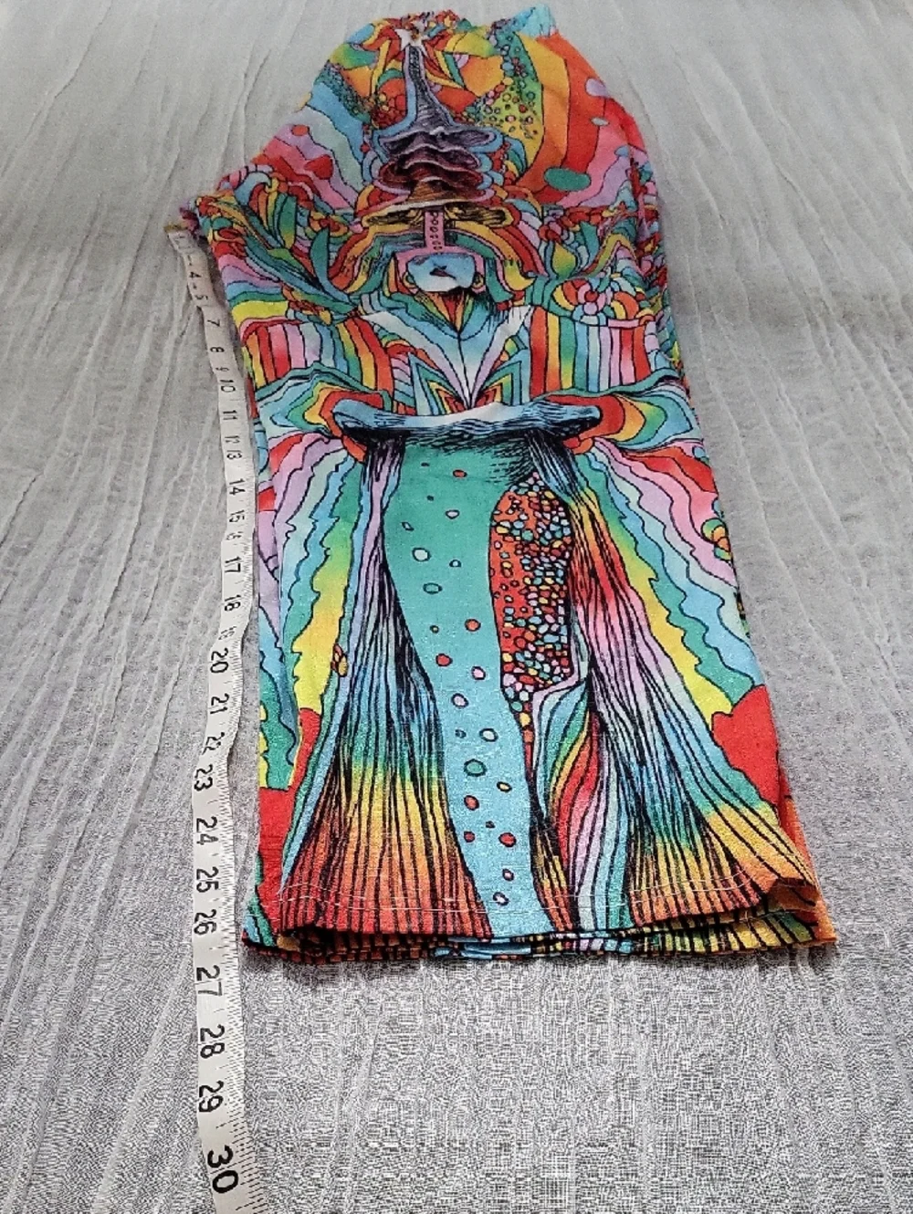 Colorful Medium Pull On Pants With Elastic Waistband And Pockets - Picture 6 of 8